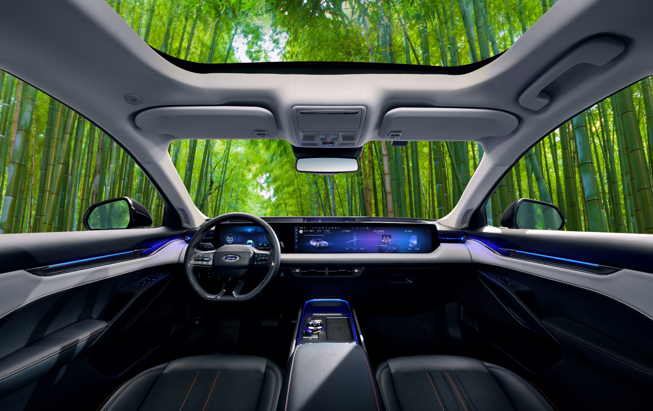 绿色环保的竹原纤维可再生材料传统意义上的汽车内饰覆盖件往往基于